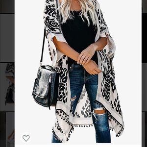Kimono cardigan beach coverup